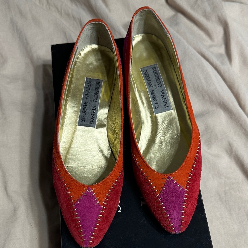 Red and Orange Flats